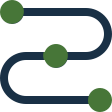 Pathway and progress icon